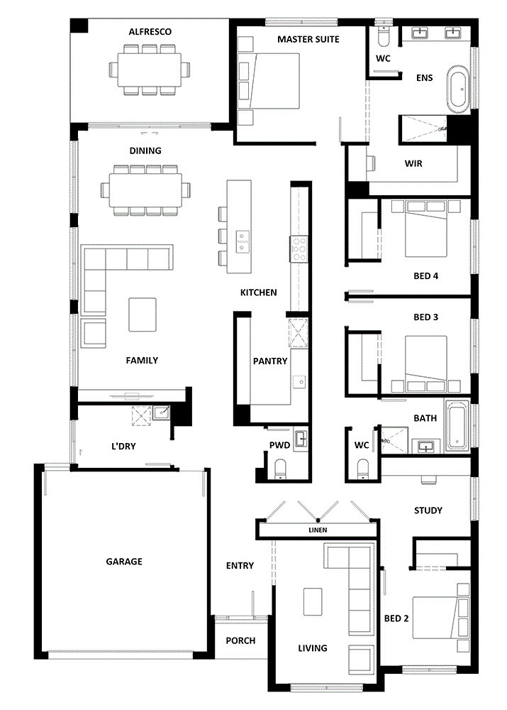 floorplan clara 301 - Property For Sale Mackay